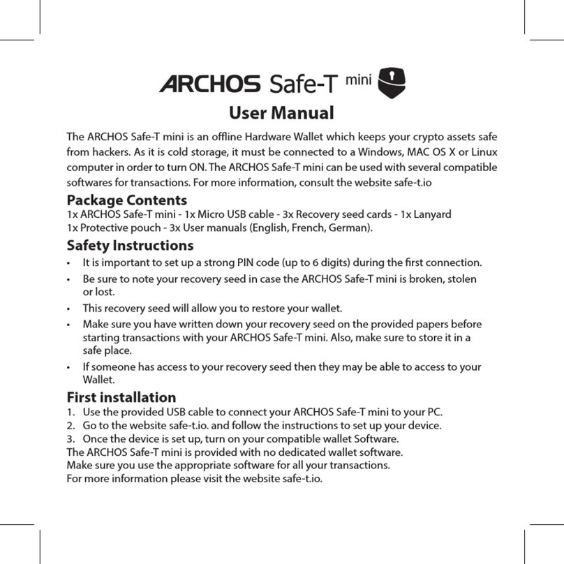 Archos Safe-T Mini user manual Archos Safe-T Mini user manual