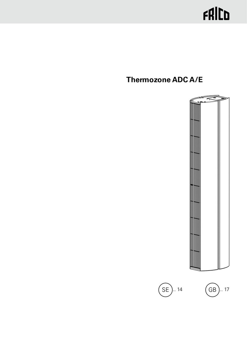 Frico Thermozone ADC A Series User manual
