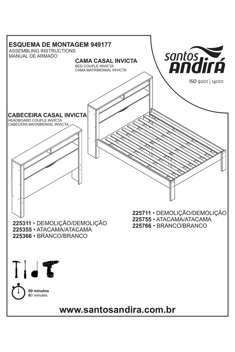 Santos Andirá INVICTA 225311 Installation guide Santos Andirá INVICTA 225311 Installation guide
