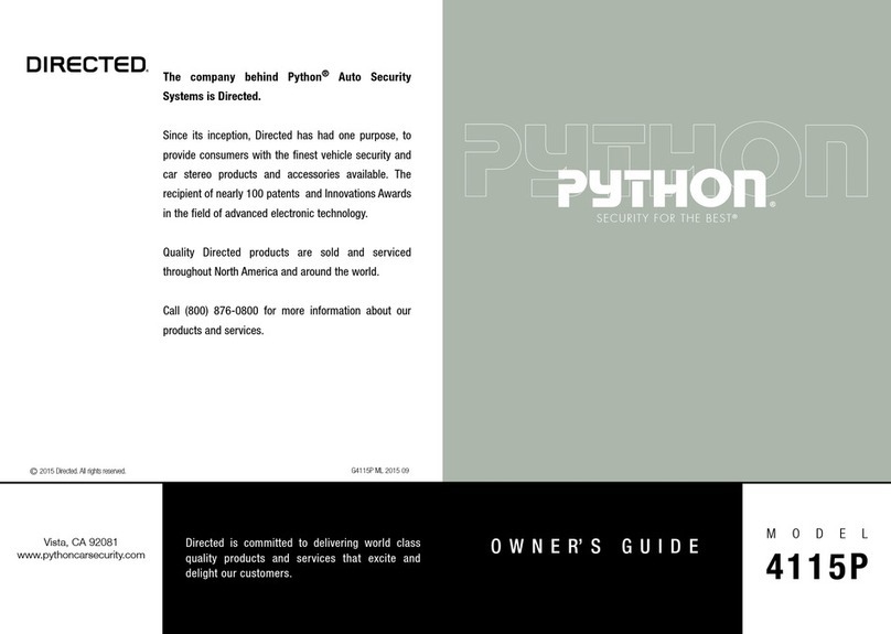 Directed Python 4115P User manual