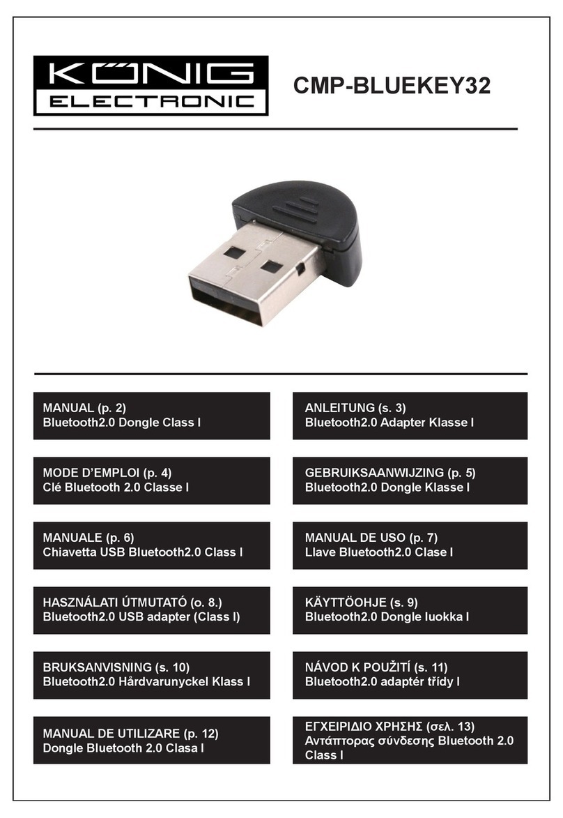 Konig CMP-BLUEKEY32 User manual