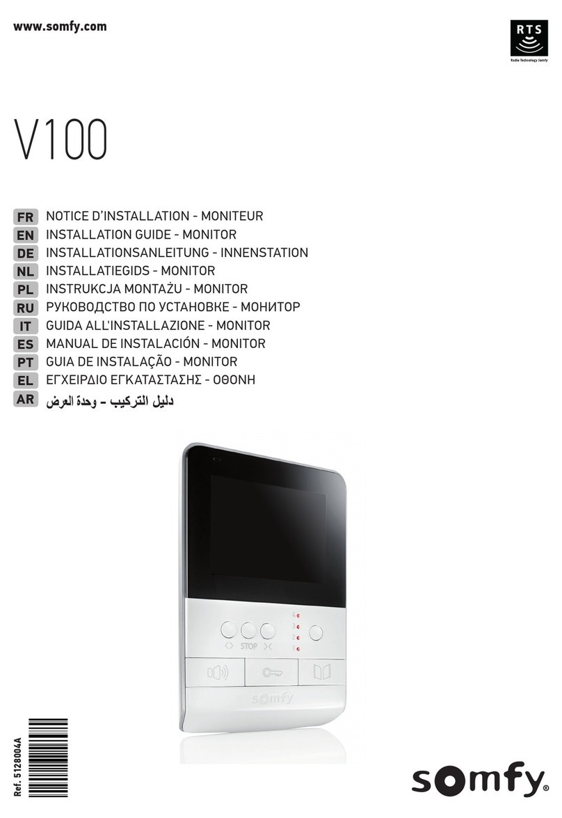 SOMFY V100 User manual