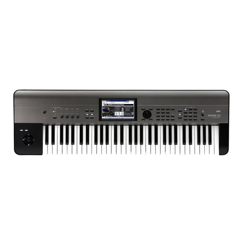 Korg Krome EX quick start guide
