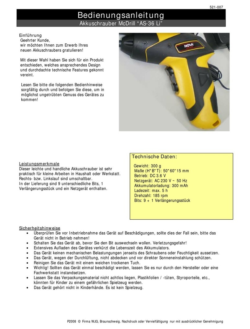 WJG AS-36 Li Reference manual