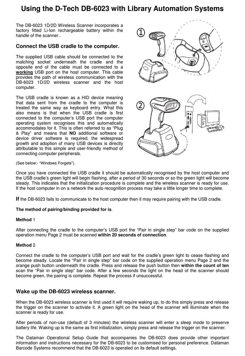 D'Tech DB-6023 manual
