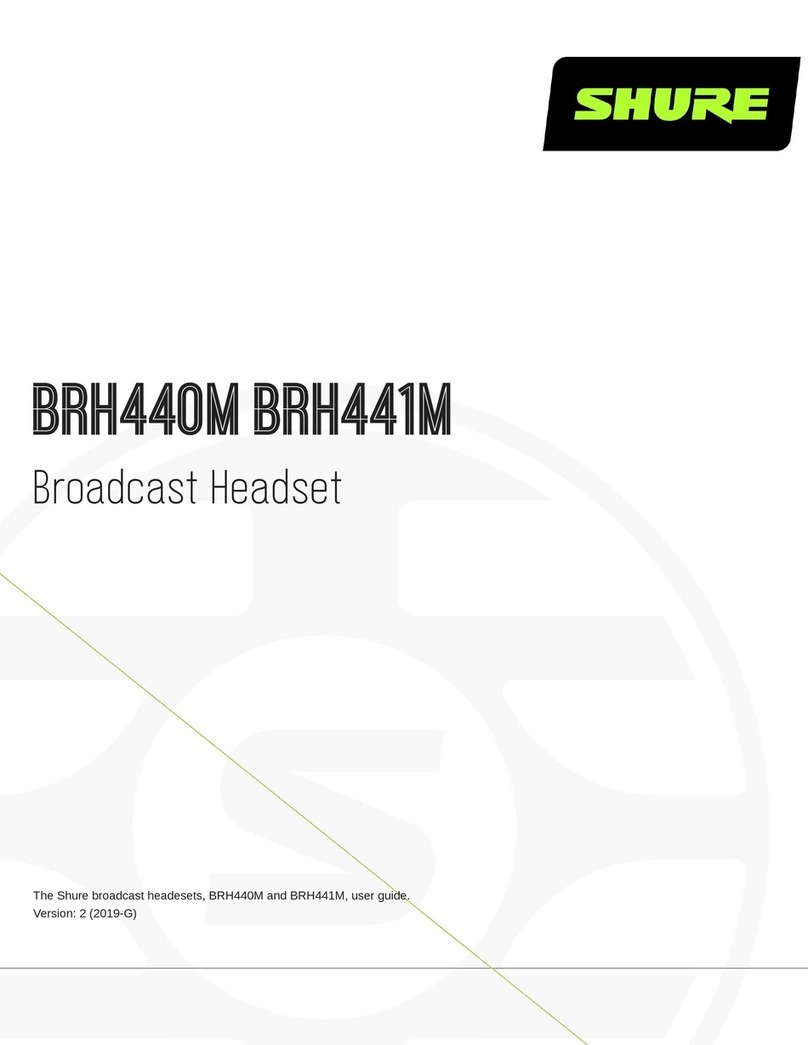 Shure BRH441M User manual
