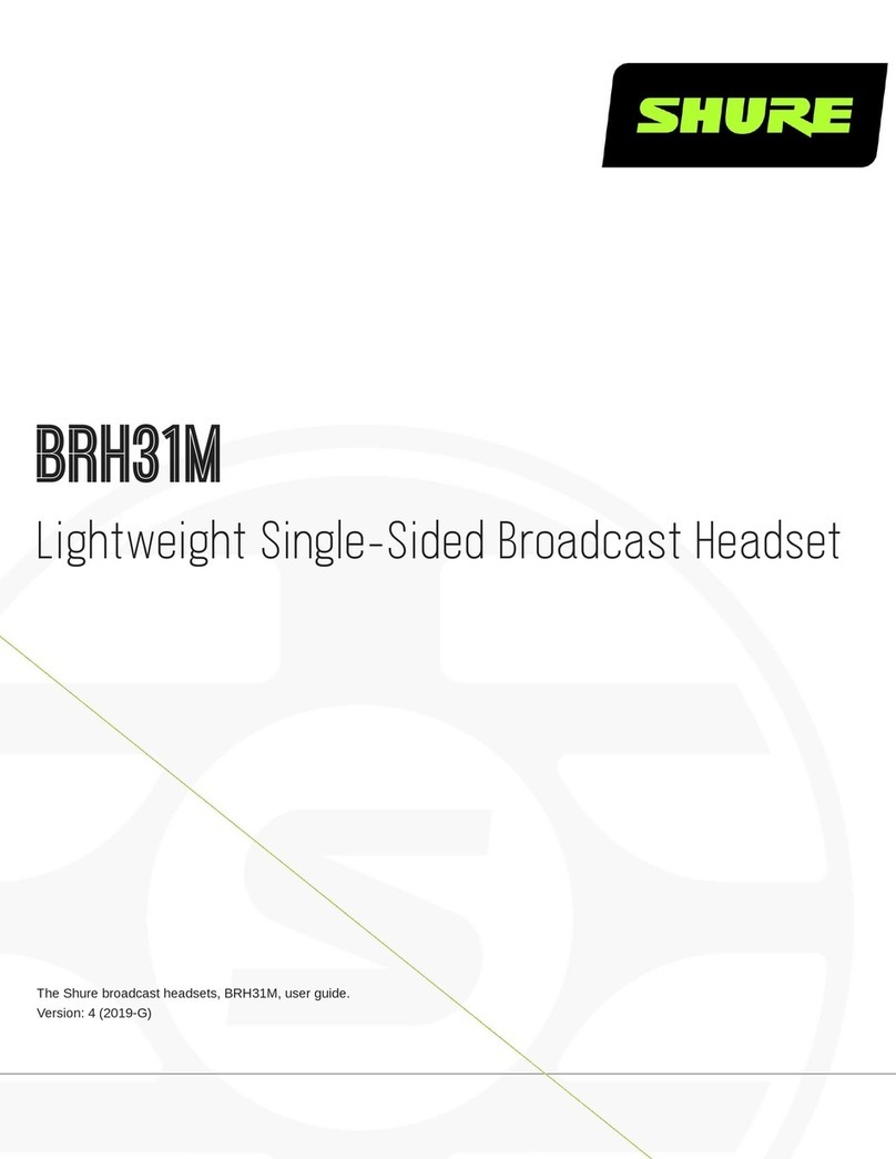 Shure BRH31M User manual