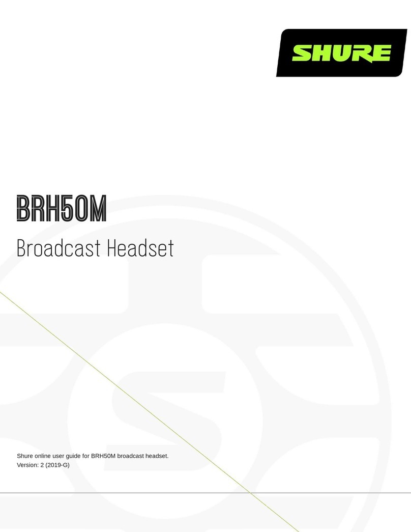 Shure BRH50M user guide
