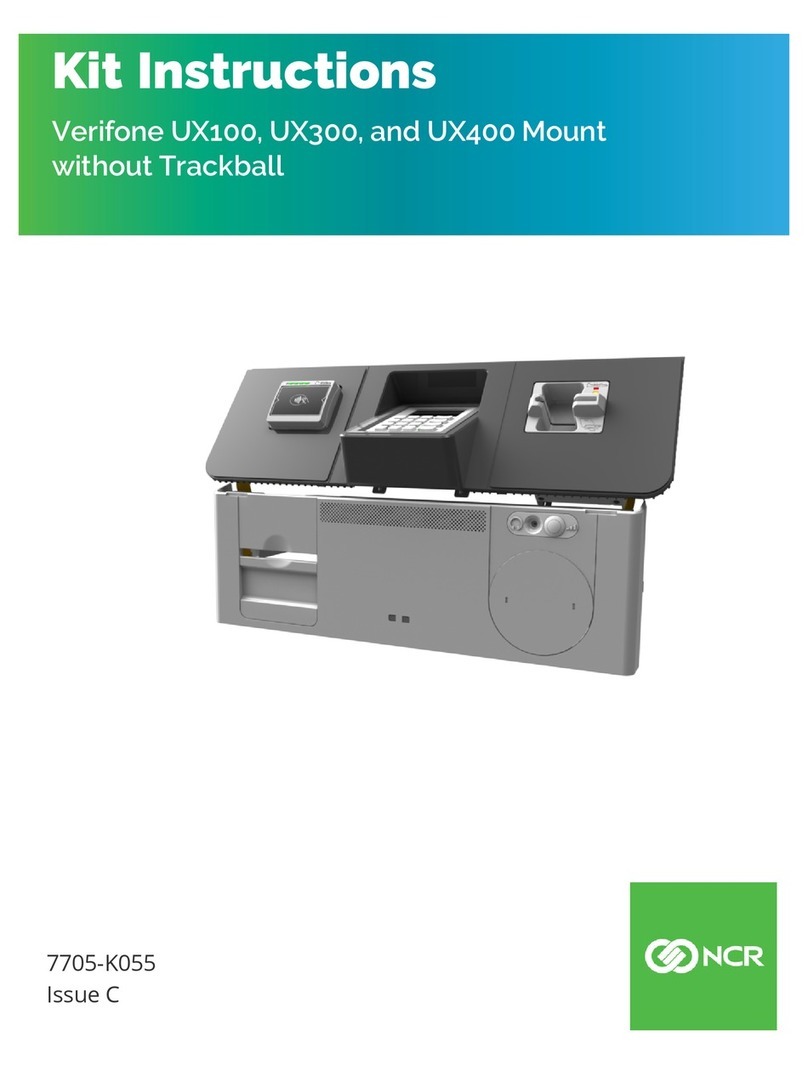 NCR Verifone UX100 Kit instructions