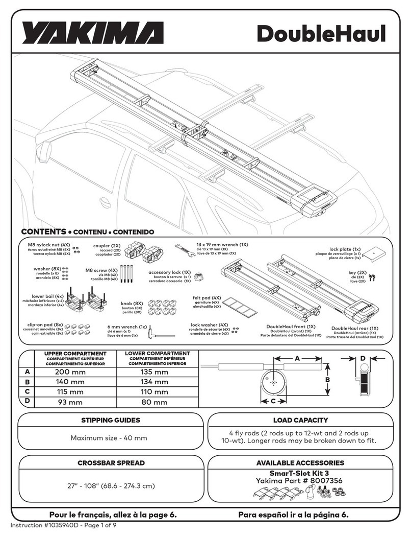 Yakima DoubleHaul User manual Yakima DoubleHaul User manual