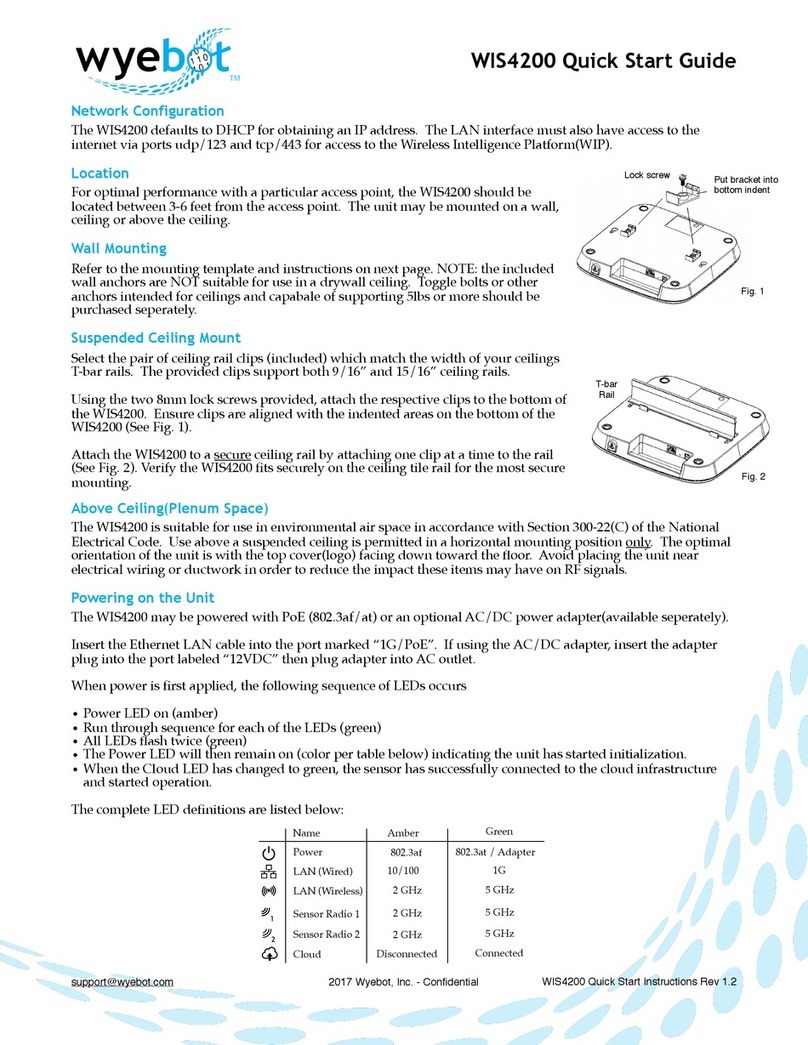 Wyebot WIS4200 quick start guide