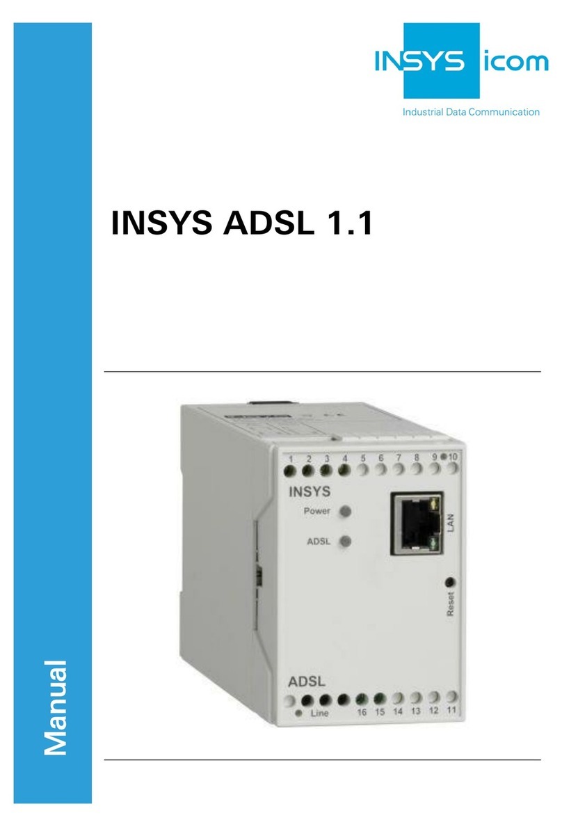 INSYS ADSL 1.1 manual