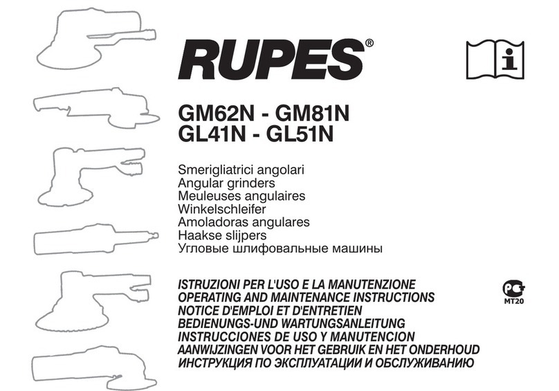 Rupes GM62N Manual