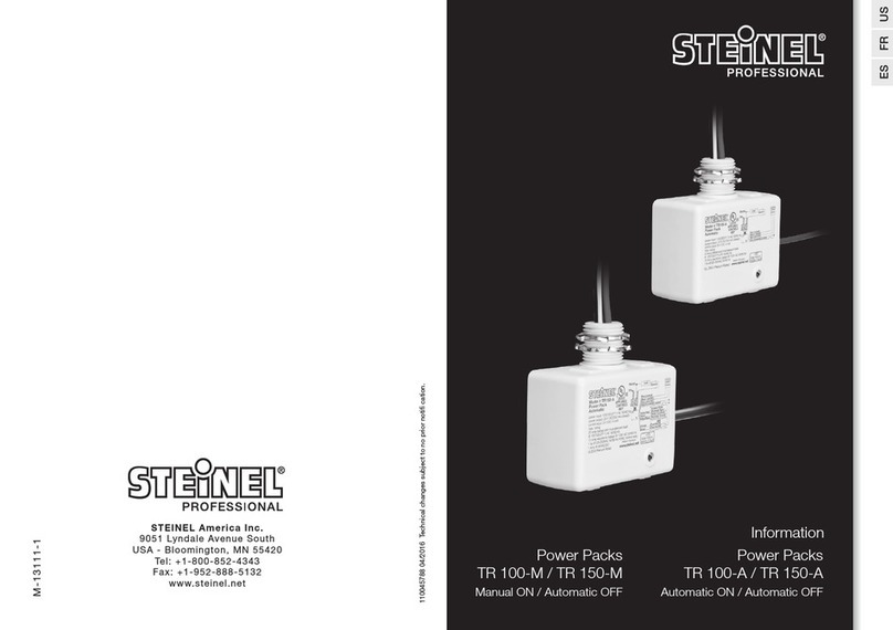 STEINEL TR 100-M Owner's manual