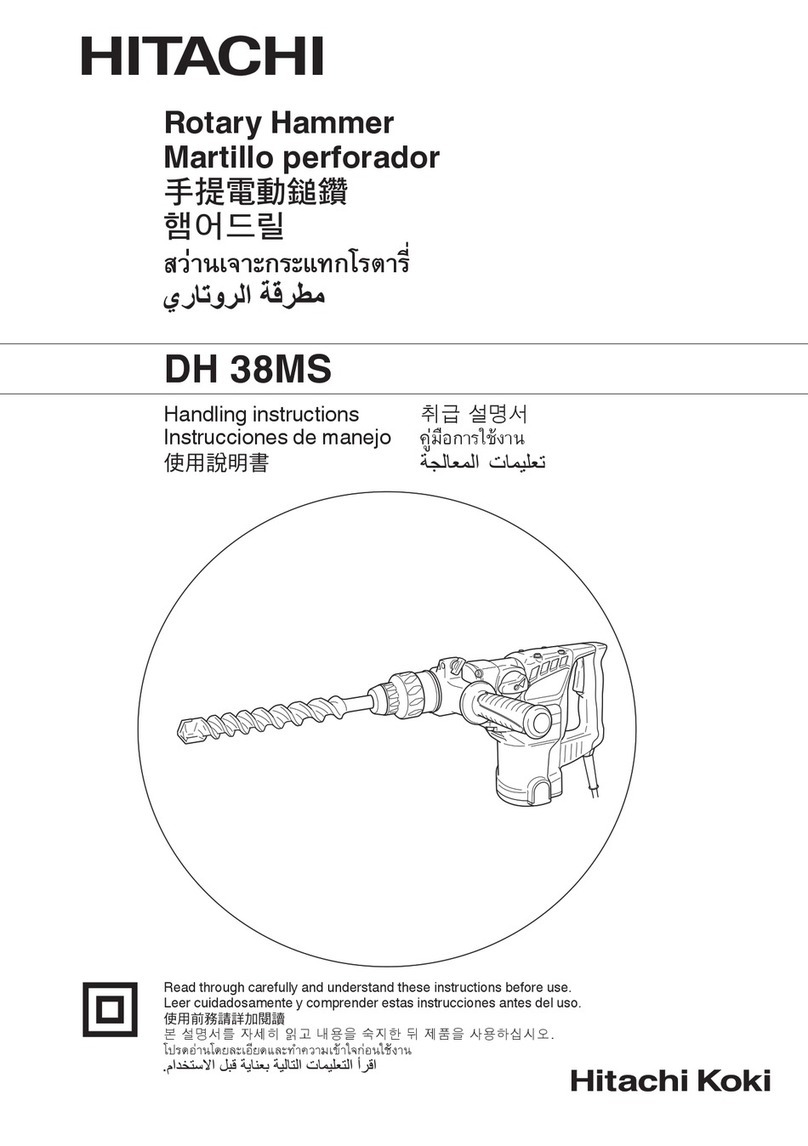 Hitachi DH38MS User manual