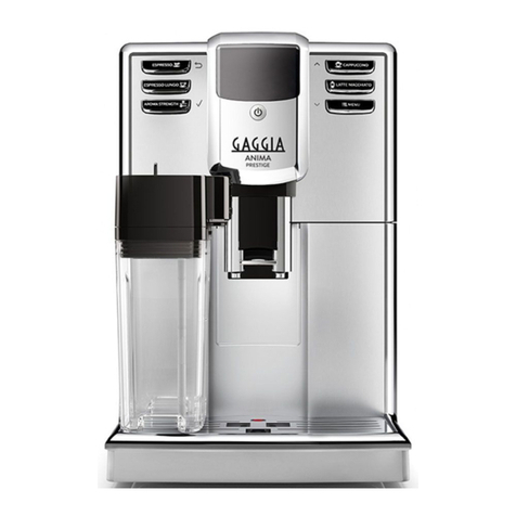 Gaggia Milano ANIMA CLASS Series operating instructions