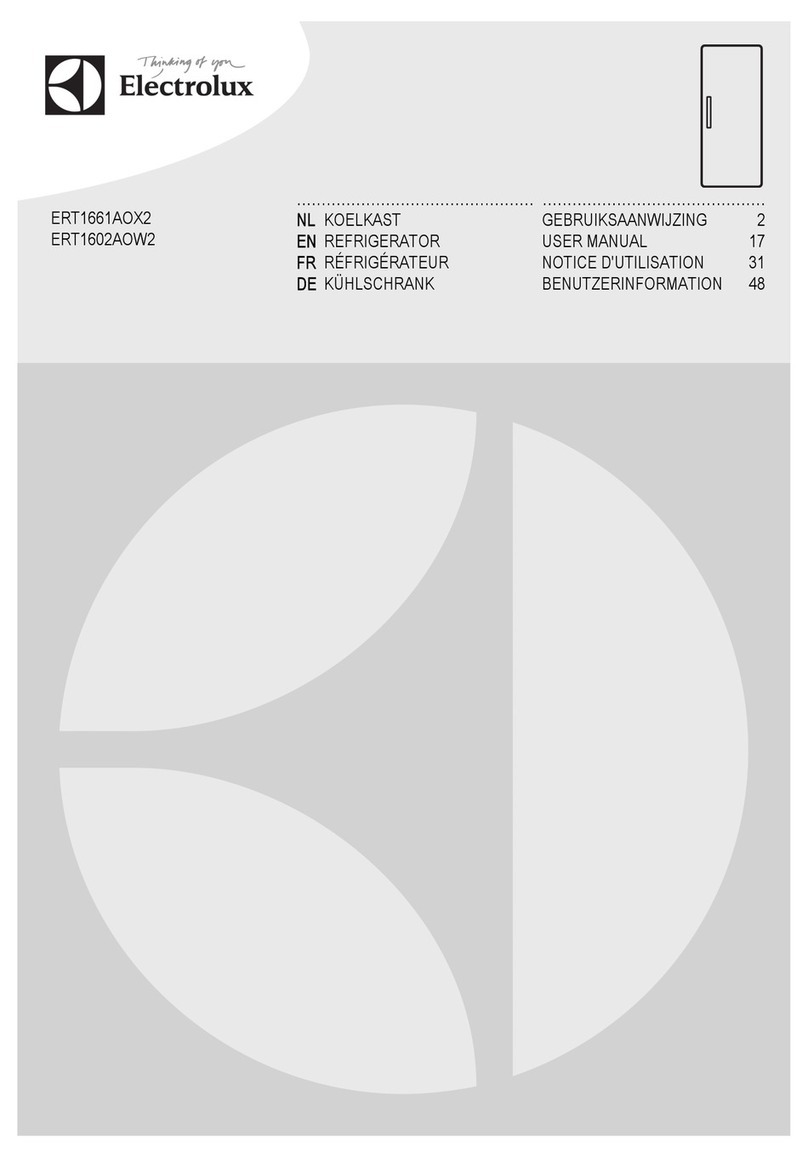 Electrolux ERT1661AOX2 User manual