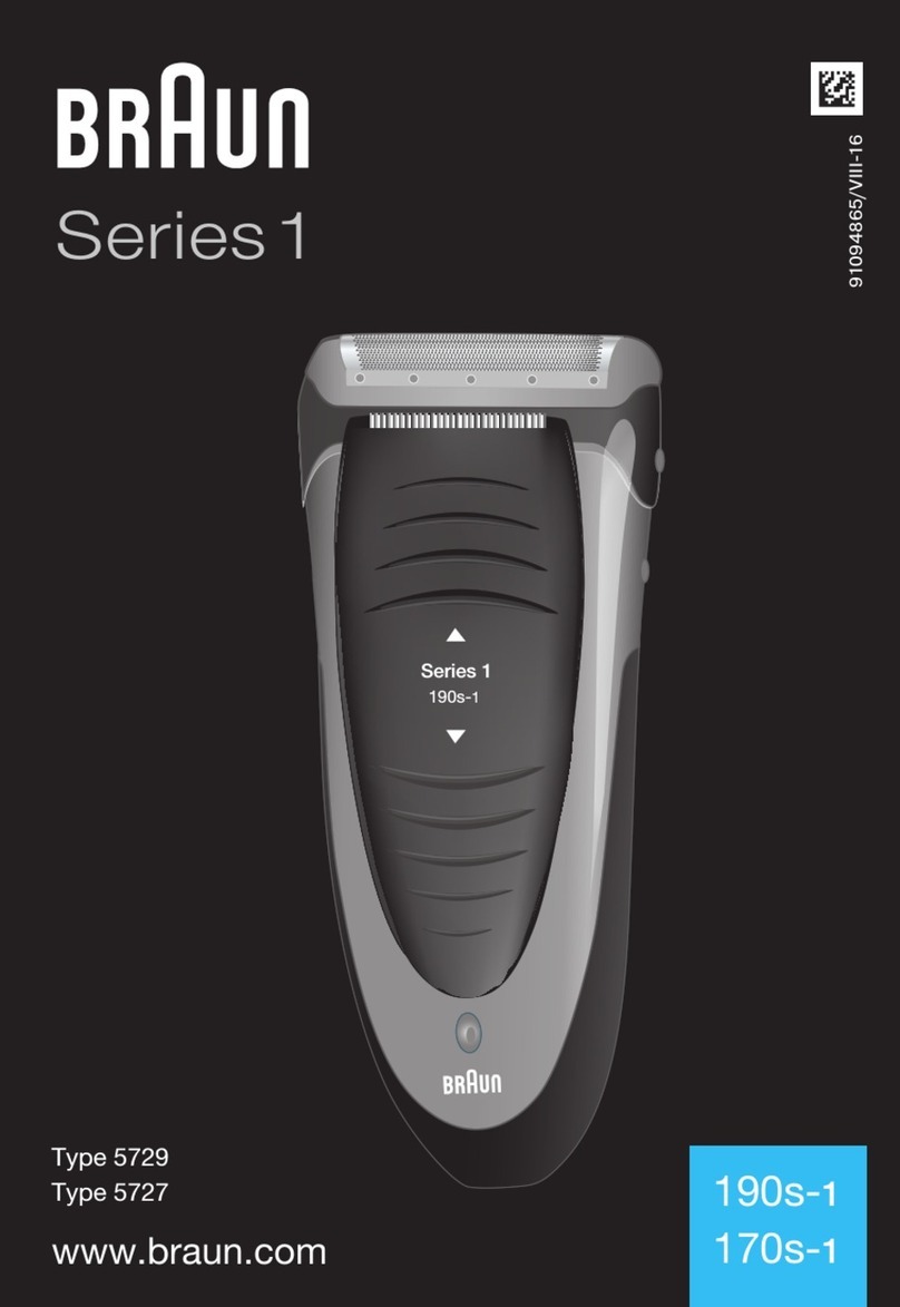 Braun Series 1 User manual Braun Series 1 User manual