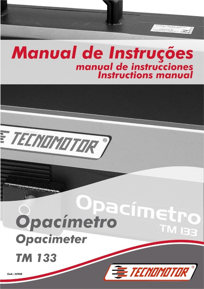 TECNOMOTOR TM 133 Instructions for use