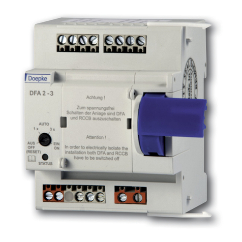 Doepke DFA Series User manual