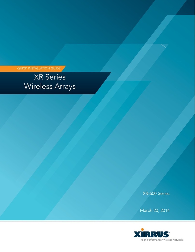 Xirrus XR Series User manual