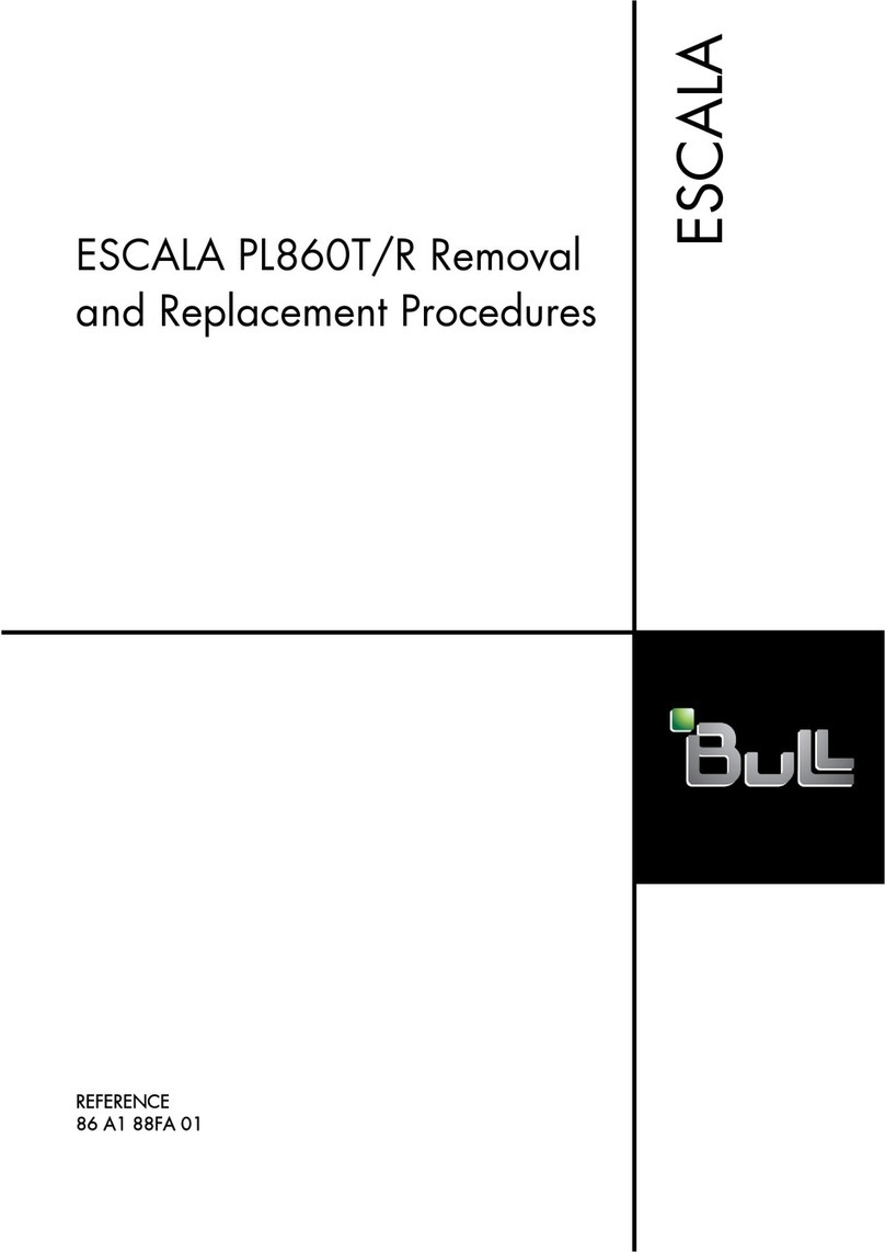 Bull ESCALA PL860T/R Use and care manual