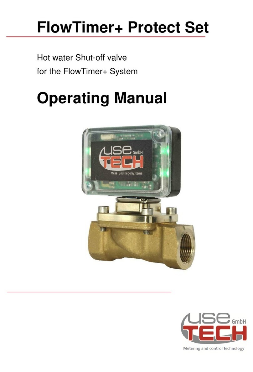 UseTECH FlowTimer+ Protect Set operating manual