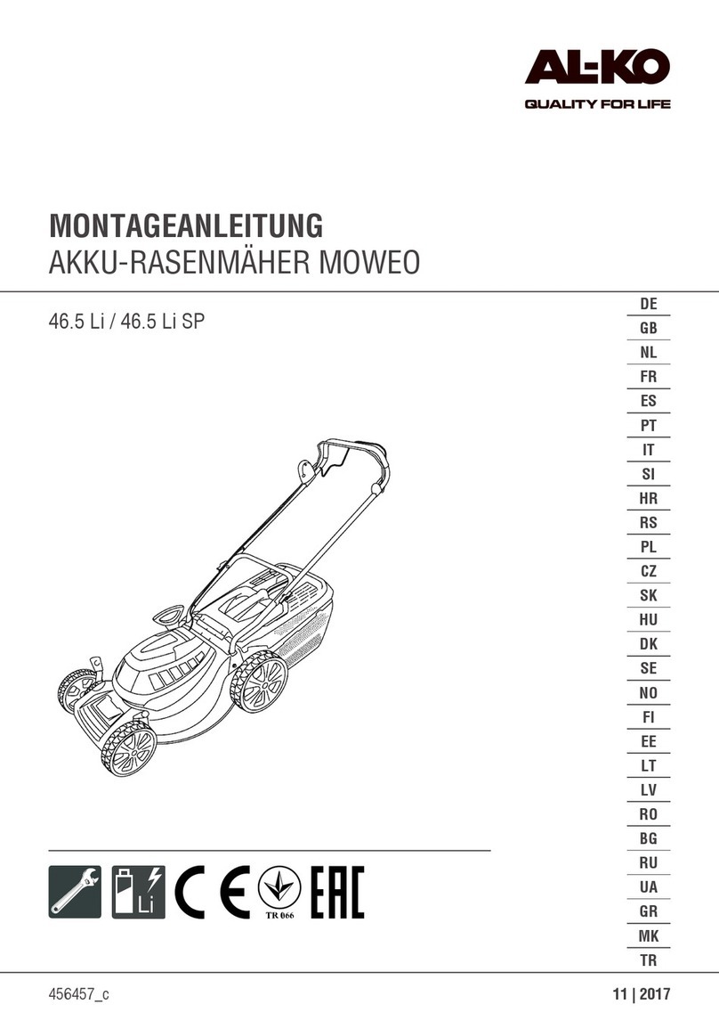 AL-KO Moweo 46.5 Li SP User manual