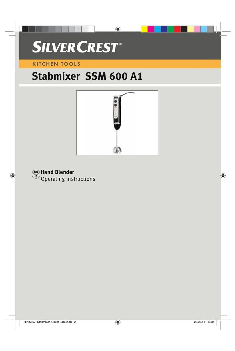 Silvercrest SSM 600 A1 operating instructions
