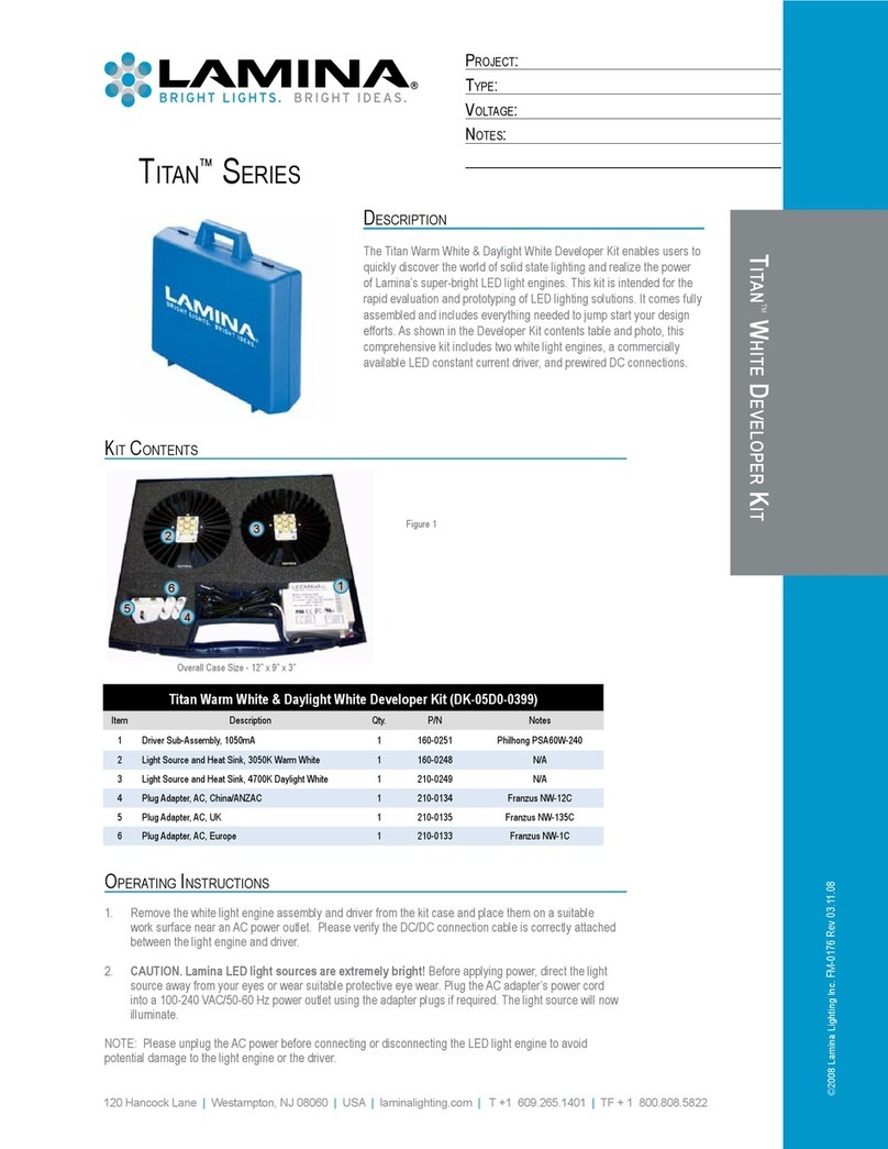 Lamina Titan White Developer Kit manual