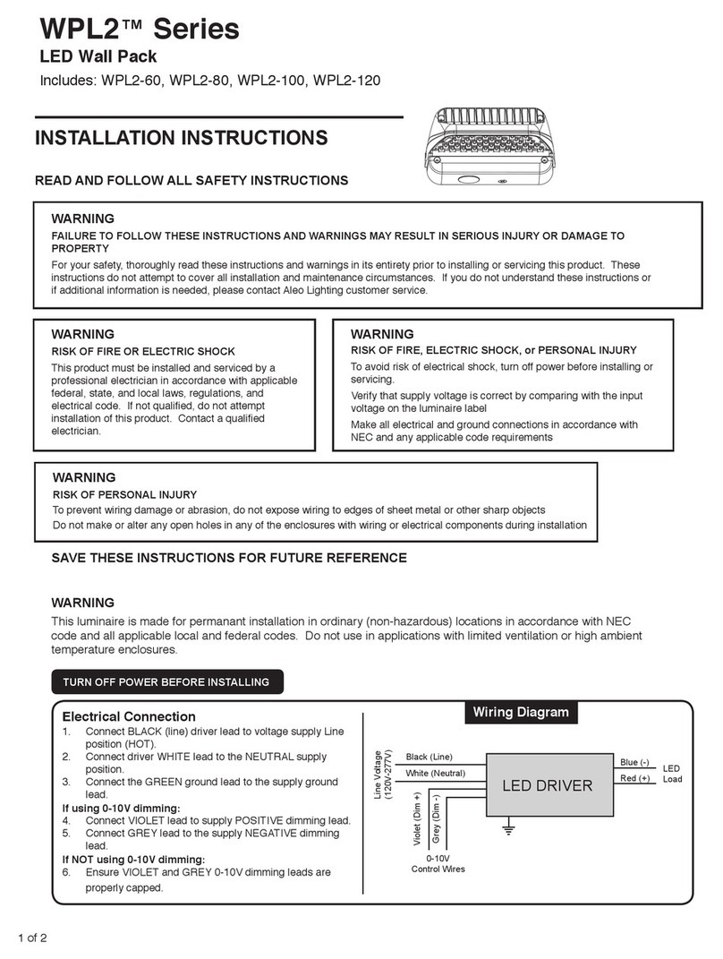 Aleo WPL2-60 installation instructions