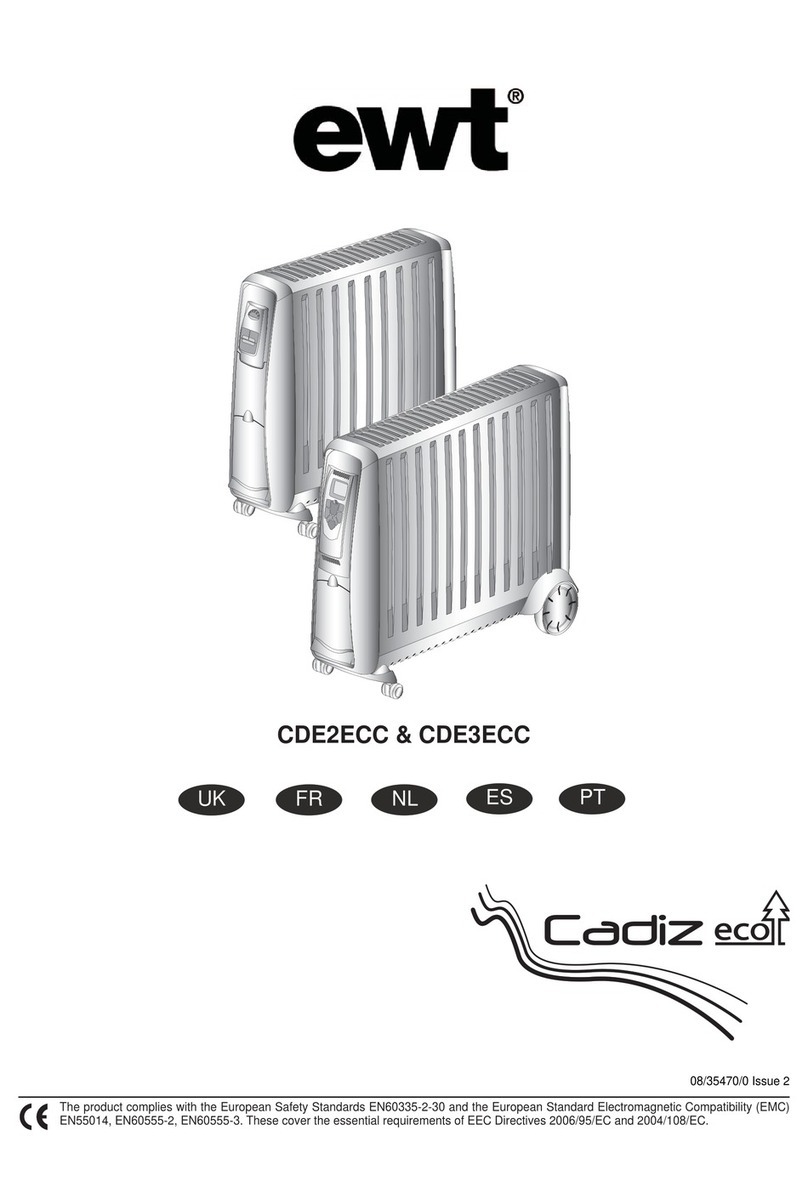 EWT Cadiz Eco CDE3ECC User manual