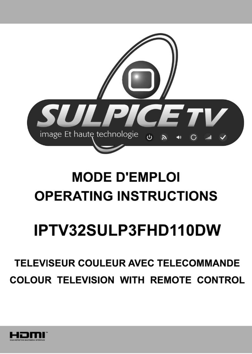 SULPICE TV IPTV32SULP3FHD110DW User manual