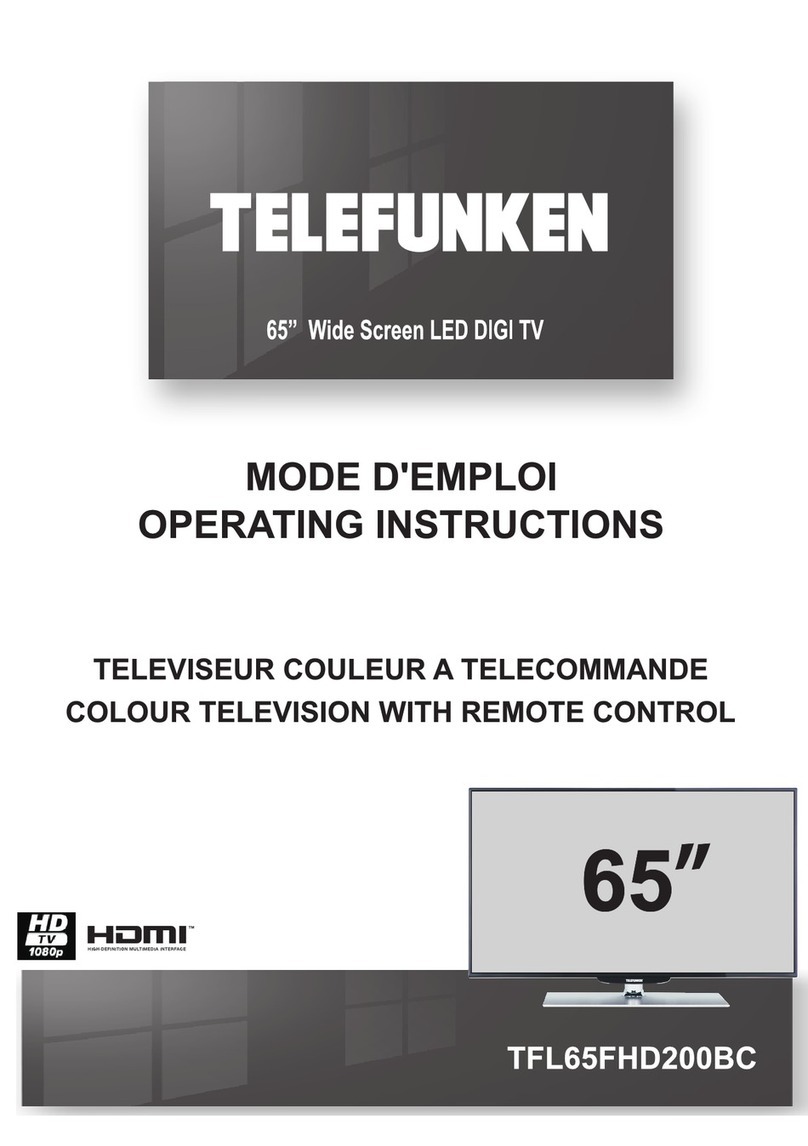 Telefunken TFL65FHD200BC User manual