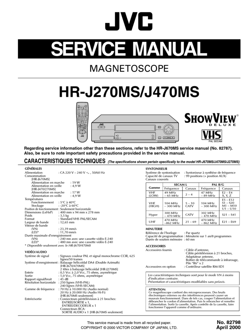 JVC HR-J470MS User manual