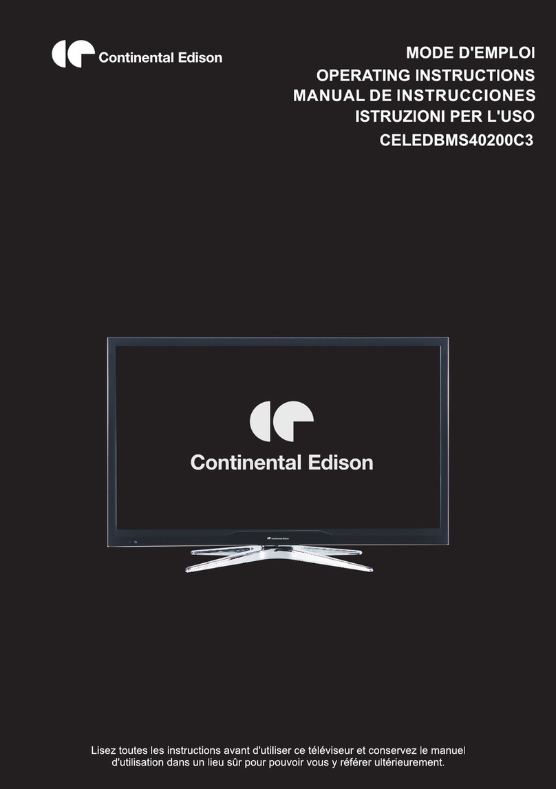 CONTINENTAL EDISON CELEDBMS40200C3 operating instructions