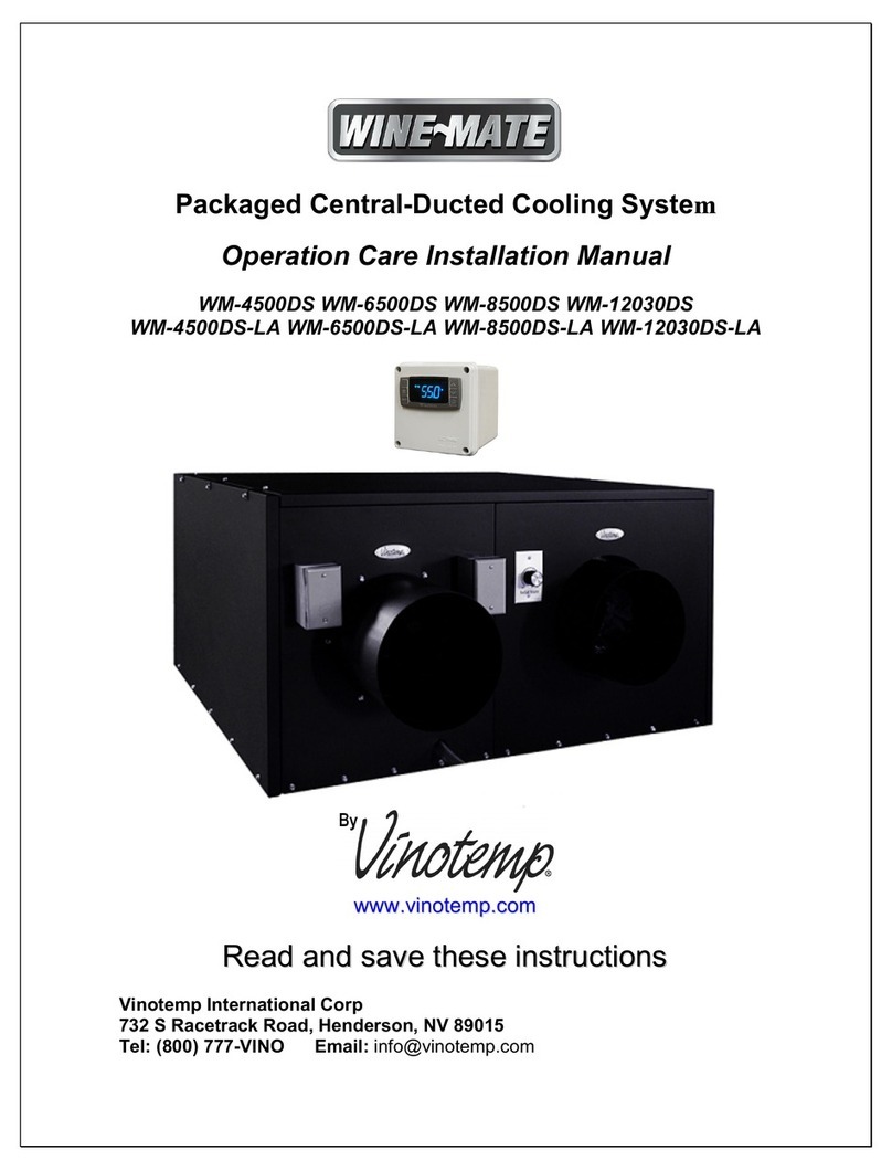 Vinotemp Wine-Mate Series Installation guide
