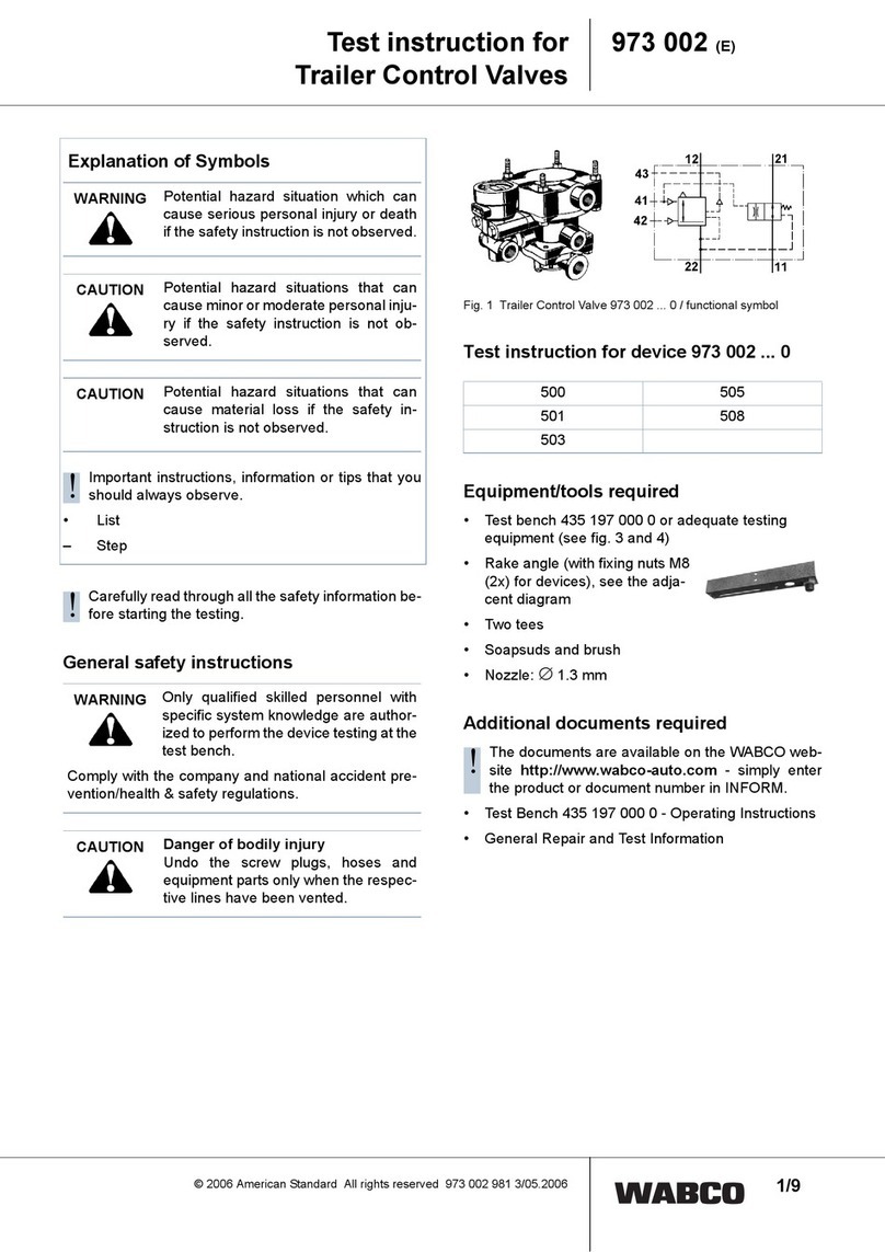 WABCO 973 002 User manual