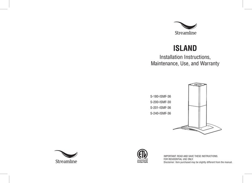 Streamline ISLAND Series User guide