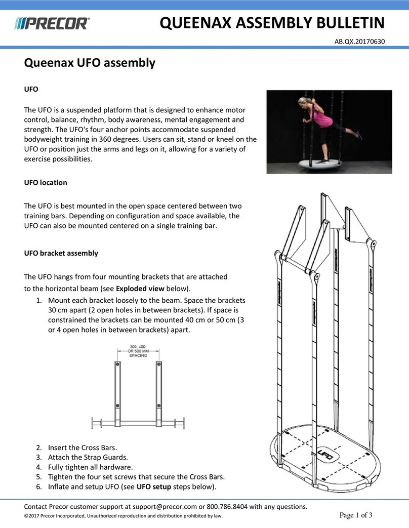 Precor Queenax UFO User manual