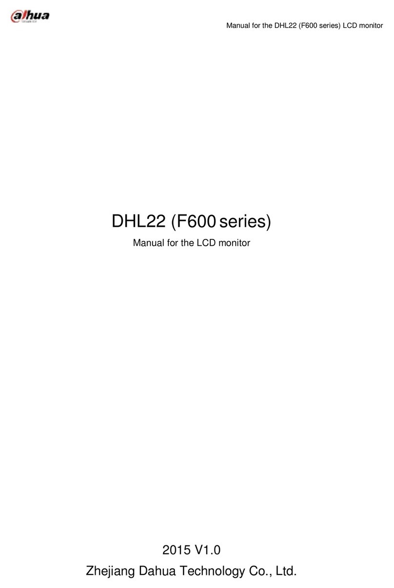 Dahua F600 Series User manual