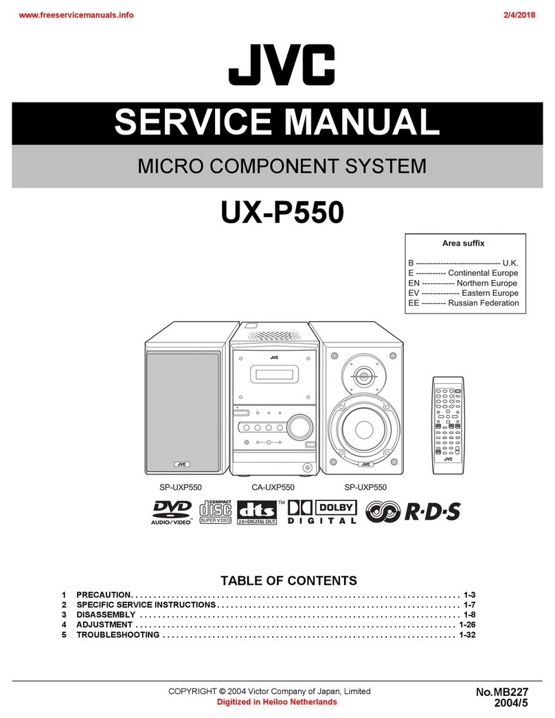 JVC UX-P550 User manual