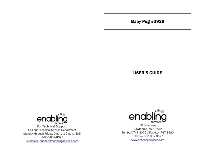 Enabling Devices Baby Pug 3929 User manual Enabling Devices Baby Pug 3929 User manual