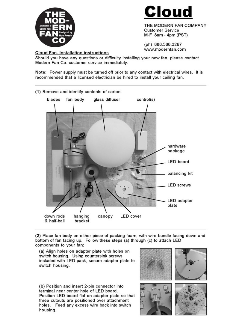 Modern Fan Co Cloud installation instructions