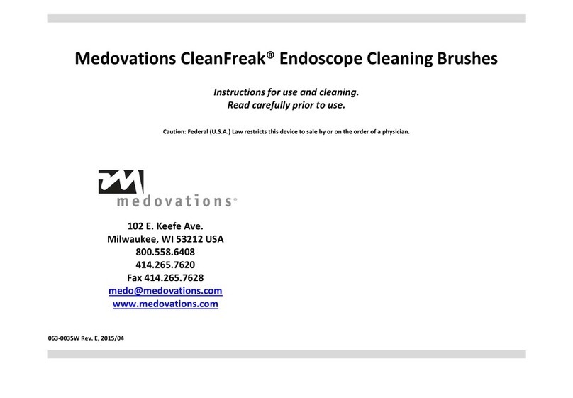 Medovations CleanFreak 1200-01 Instructions for use and cleaning