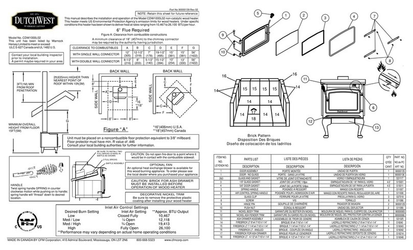 DutchWest CDW1000L02 quick start guide