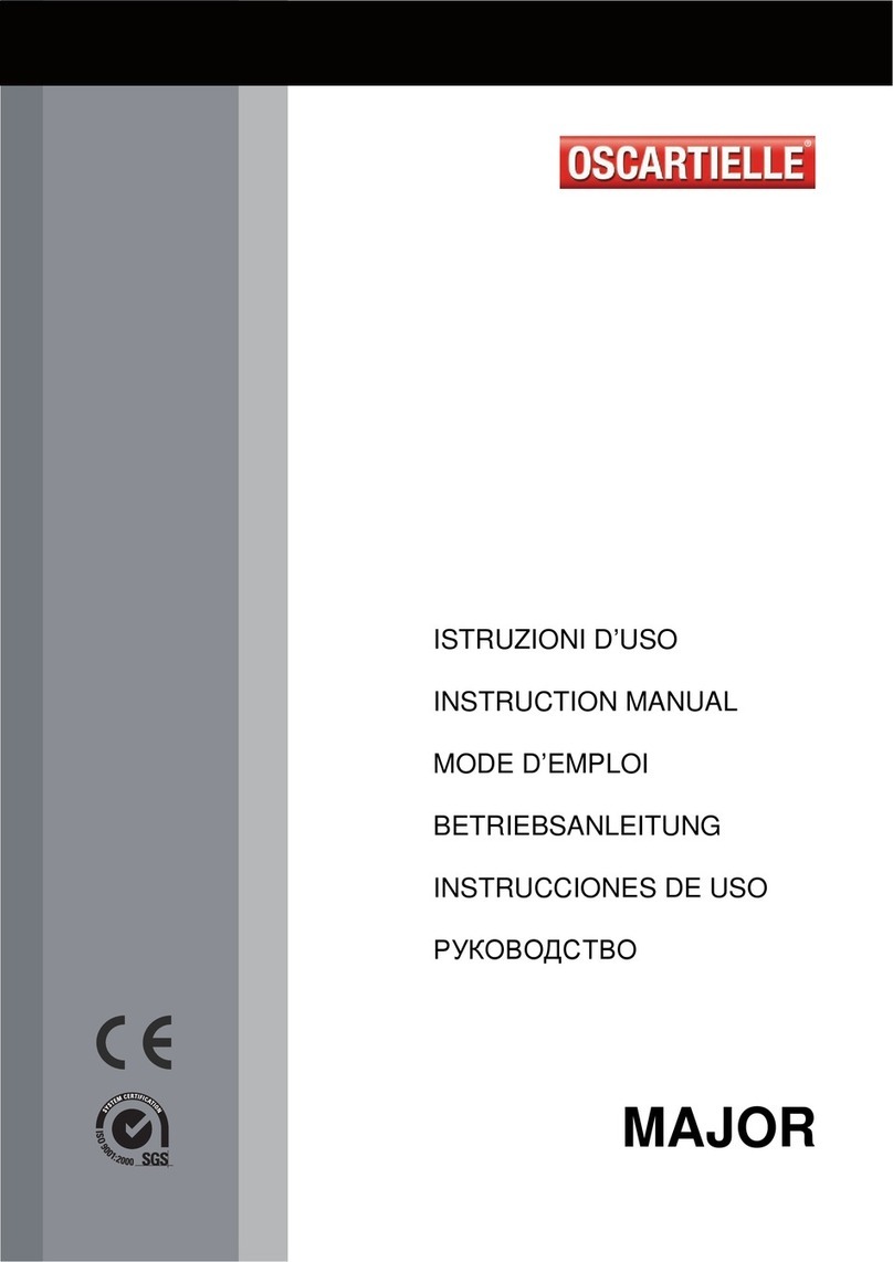 Oscartielle MAJOR 100 instruction manual