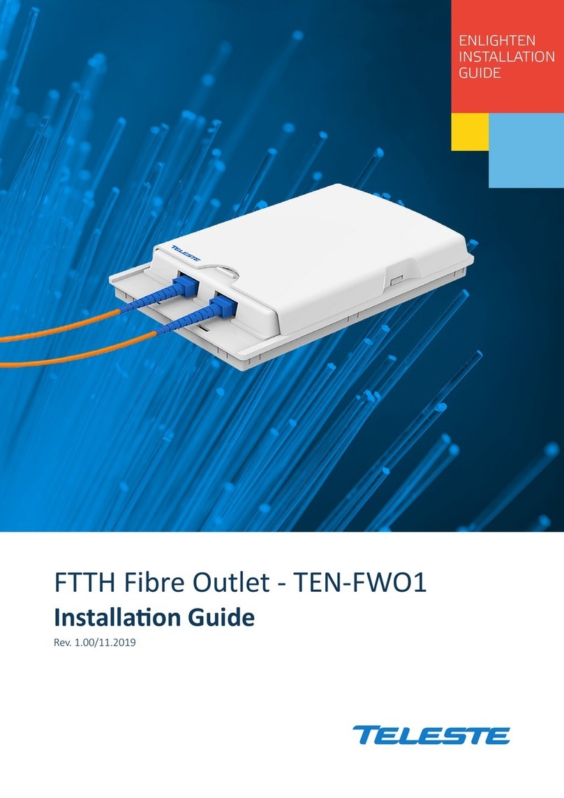 Teleste TEN-FWO1 installation guide Teleste TEN-FWO1 installation guide