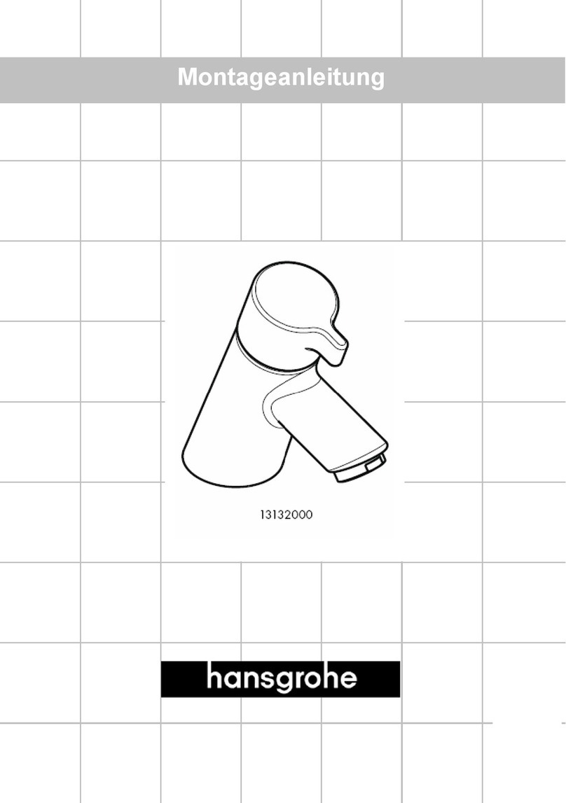 Hans Grohe 13132000 Assembly instructions