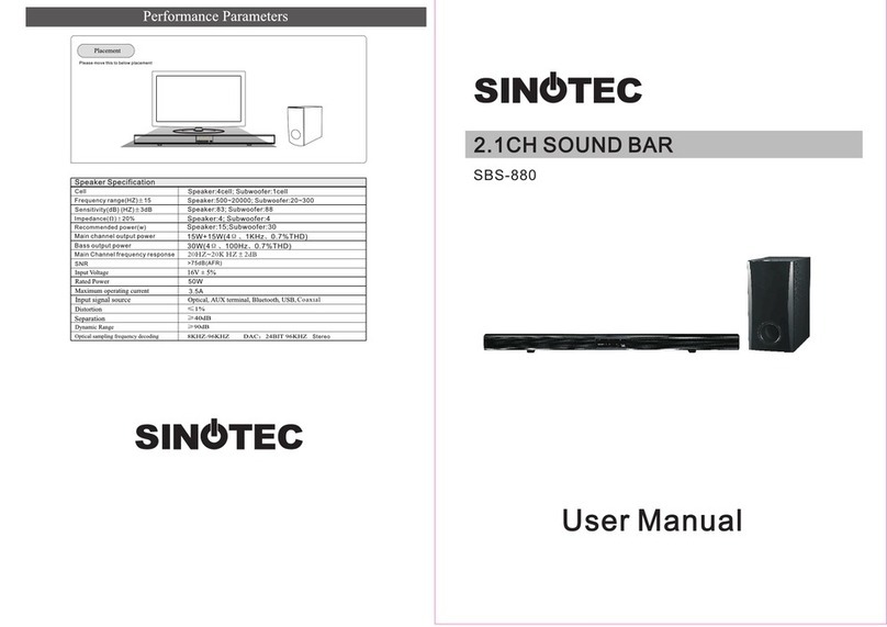 Sinotec SBS-880 user manual